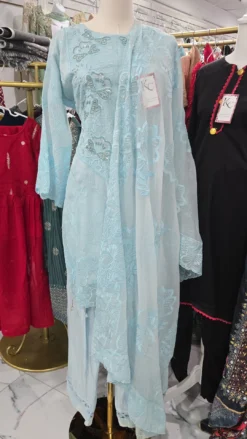 Blue Chiffon Dress KC565