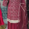 Maroon Extra Wide Palazzo Set KC579