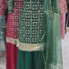 Green Extra Wide Palazzo Set KC578