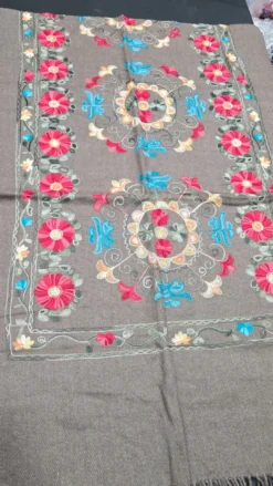 Floral Cashmere Shawl KC601