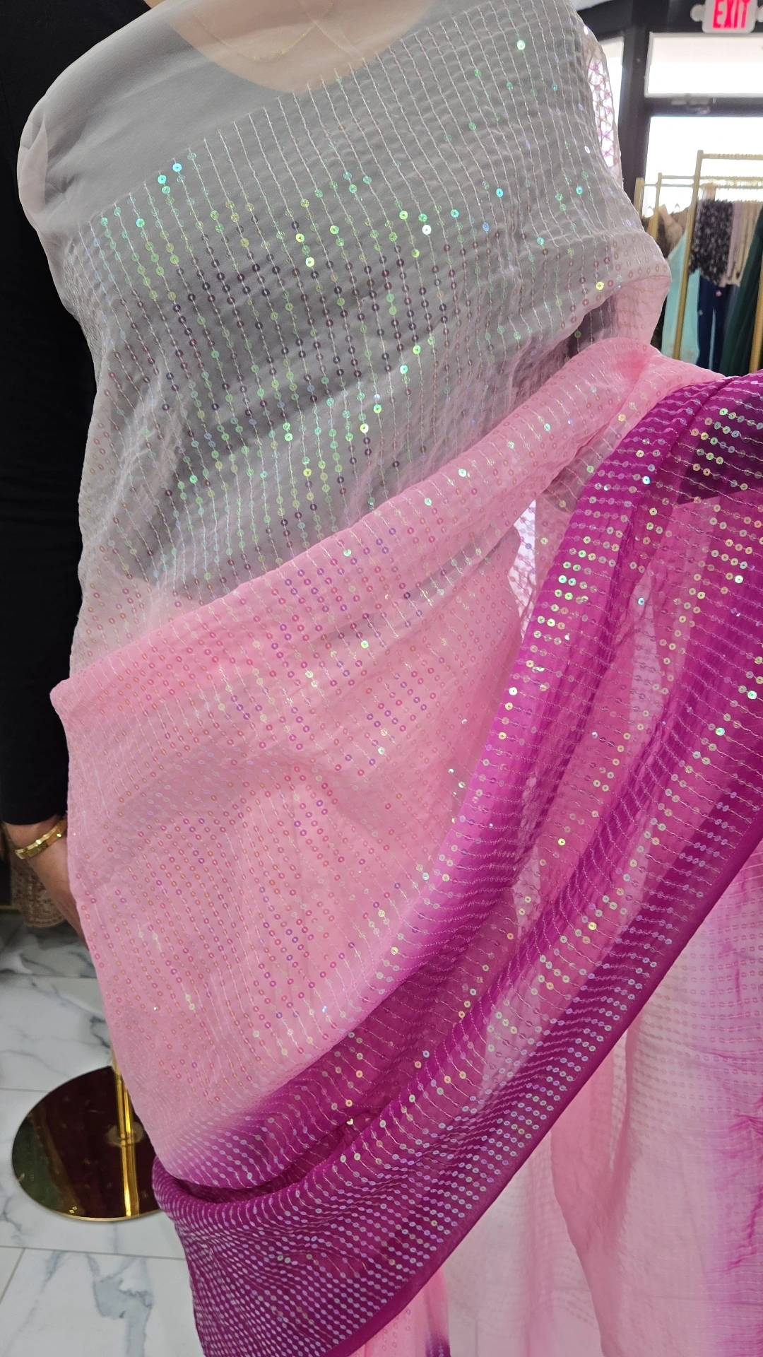 Sequence Saree KC632 - Image 2