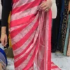 Readymade Pleated Satin Saree KC640