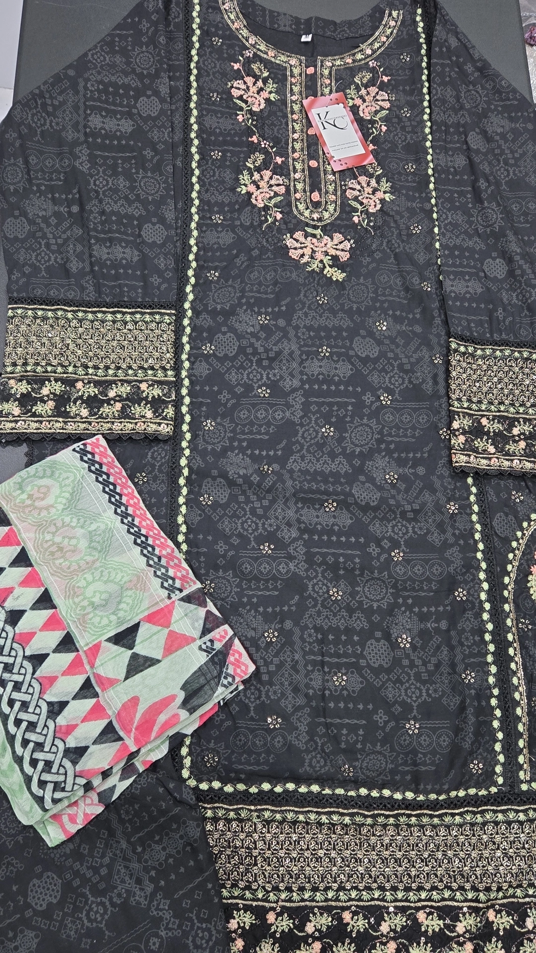 Fatimas Premium Linen 3PC Set KC653