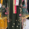 Green Linen Kurti Top KC666
