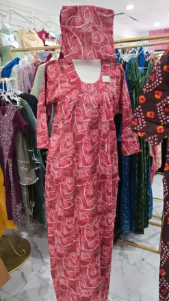 Cotton Maxi with matching scarf KC705