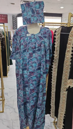 Cotton Maxi with matching scarf KC715