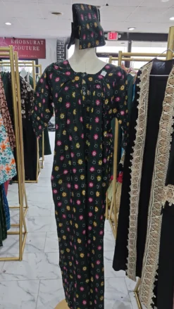 Cotton Maxi with matching scarf KC717