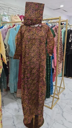 Cotton Maxi with matching scarf KC723