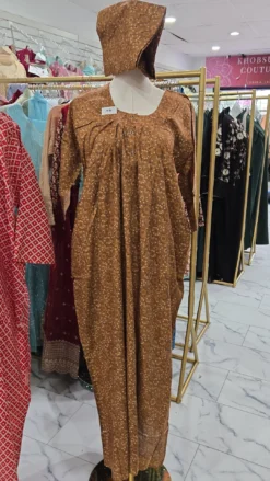 Cotton Maxi with matching scarf KC727