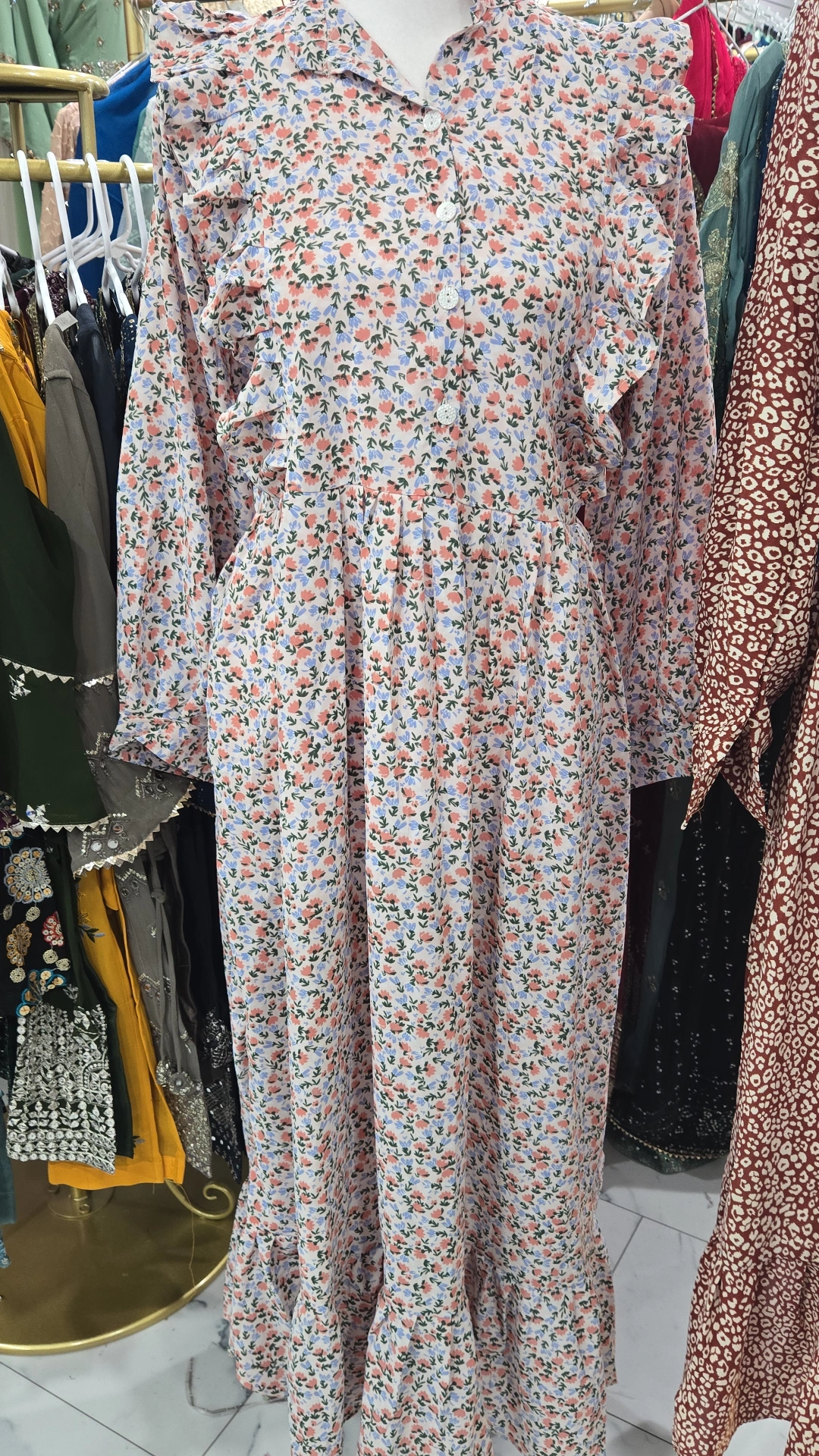 Long Chiffon Maxi Summer Dress KC762