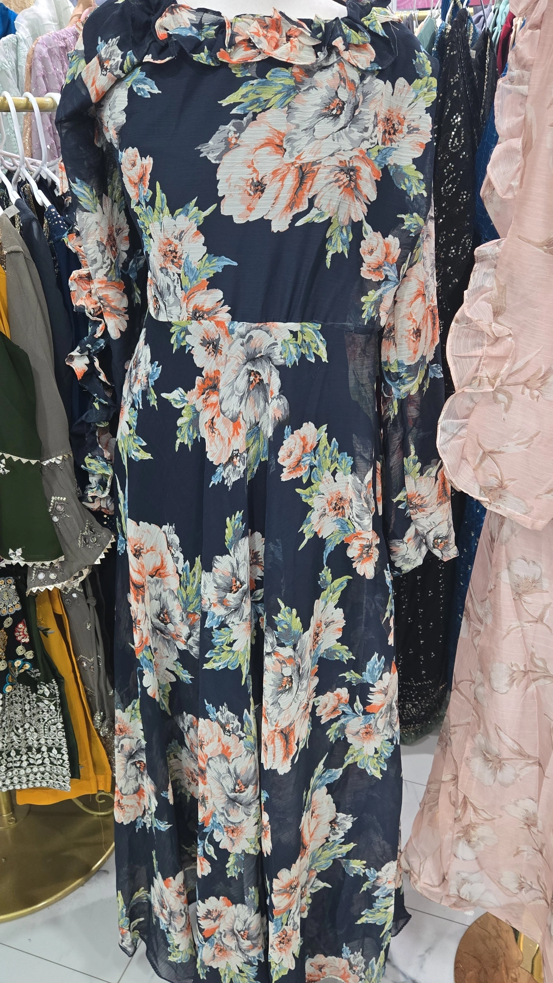 Long Chiffon Maxi Summer Dress KC764