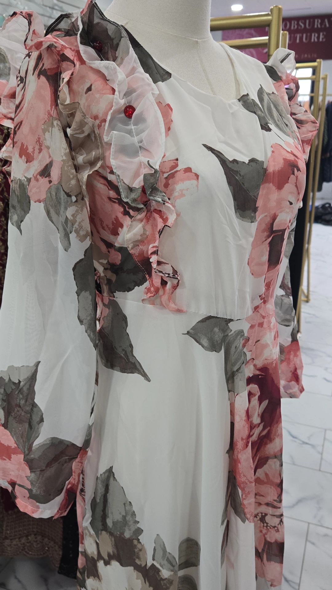 Long Chiffon Maxi Summer Dress KC765 - Image 2