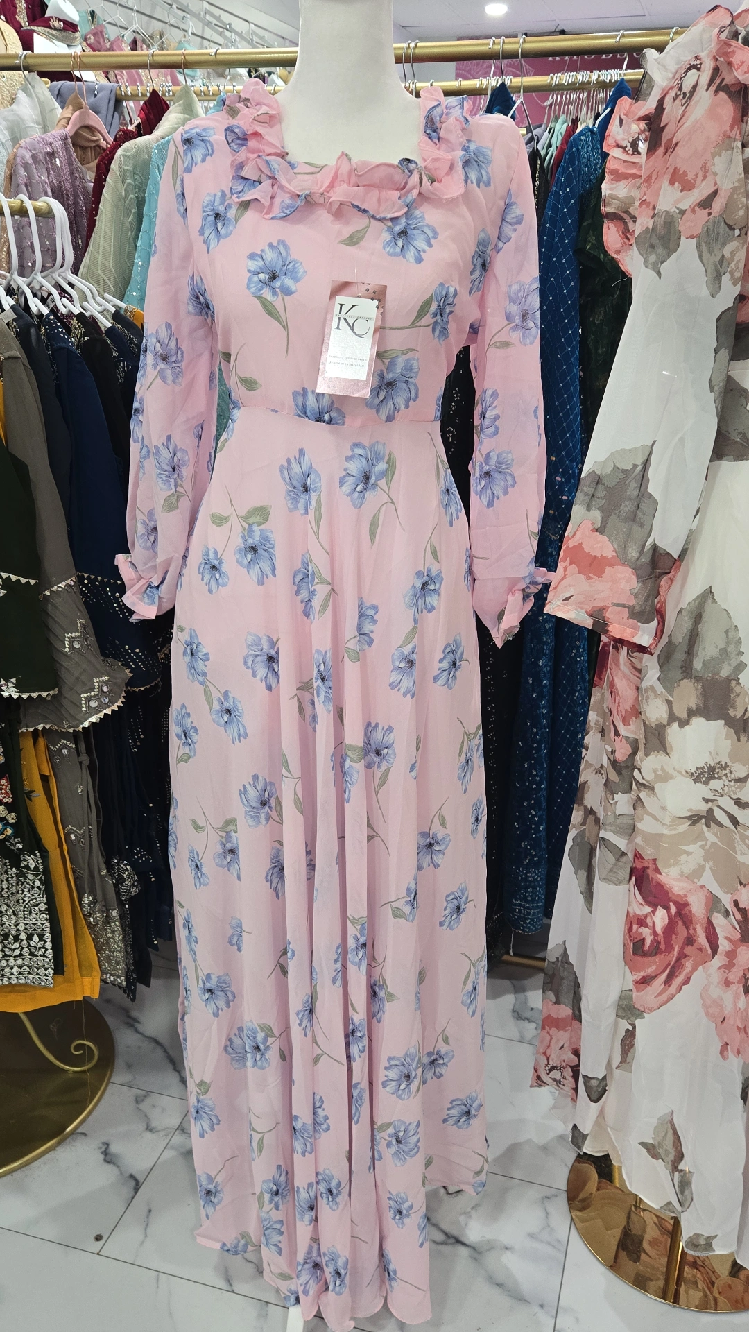 Long Chiffon Maxi Summer Dress KC766
