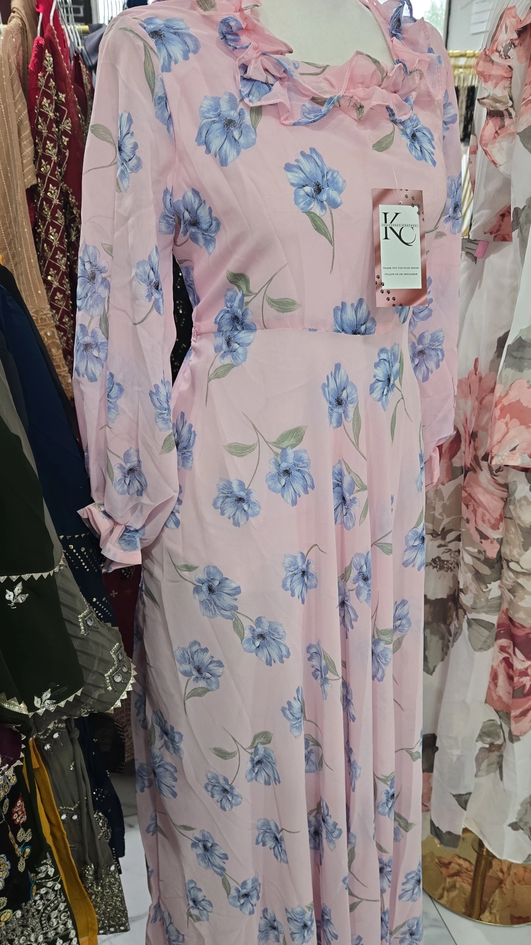 Long Chiffon Maxi Summer Dress KC766 - Image 2