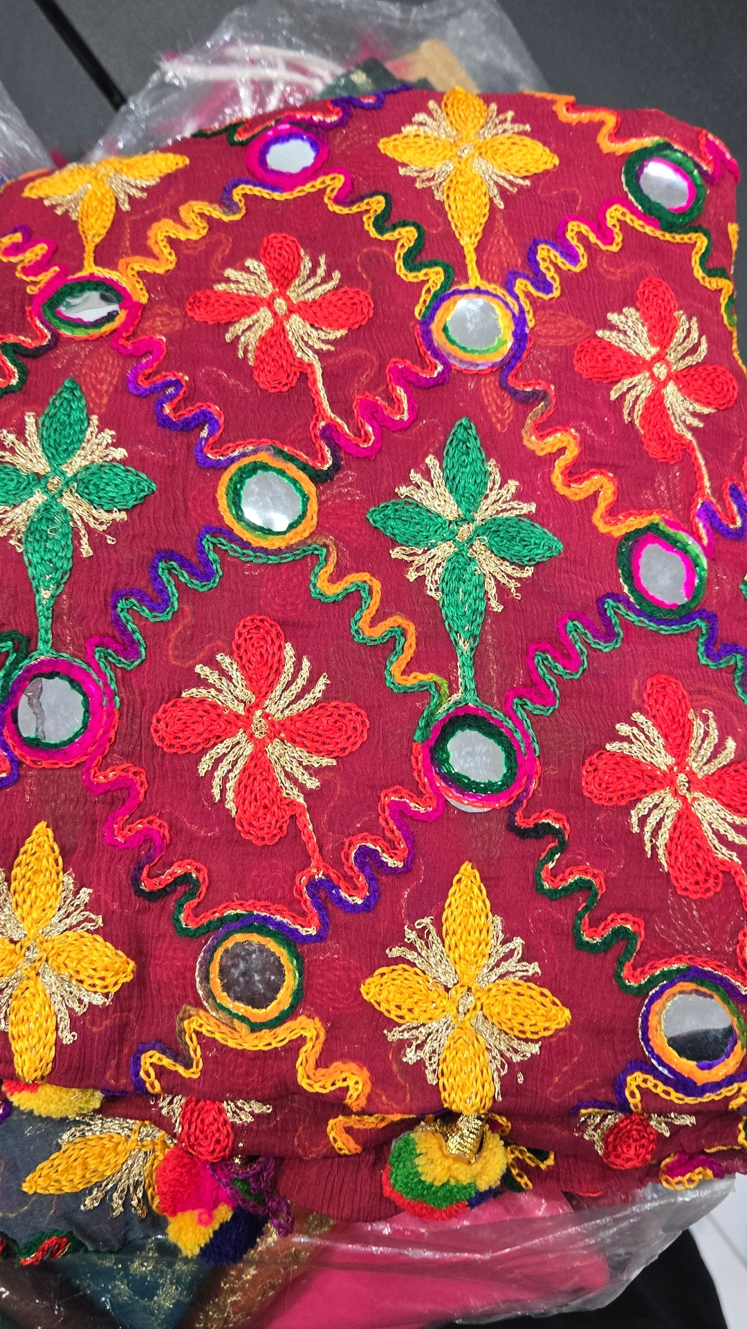 Dupatta Maroon KC784