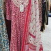 Chickankari Anarkali Gown 3pc Set KC799