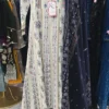 Chickankari Anarkali Gown 3pc Set KC800