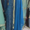Teal Blue Anarkali Gown KC803