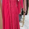 Hot Pink Anarkali Gown KC807