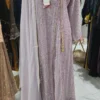 Lavendar Anarkali Gown KC814