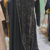 Black Anarkali Gown KC812