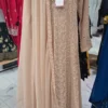 Nudish peach Anarkali Gown KC817