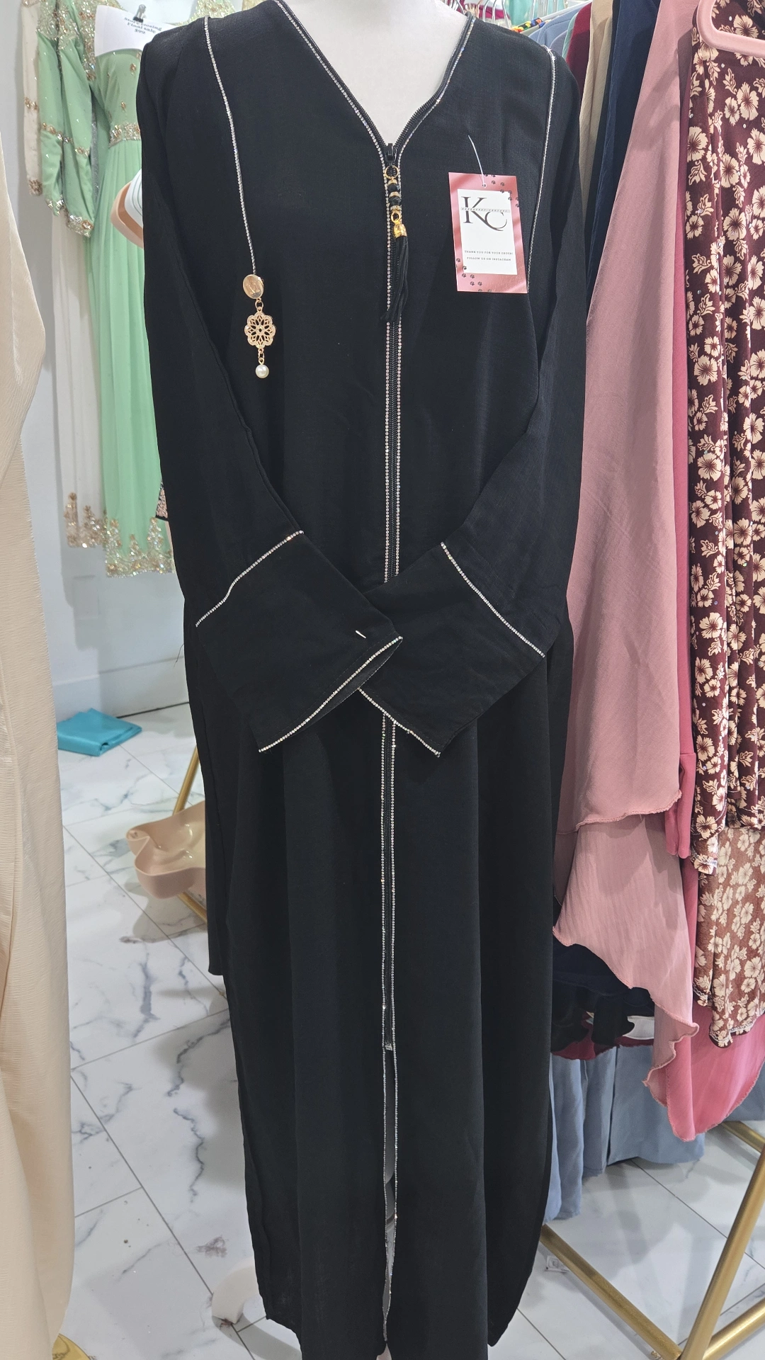 Full Zipper Burka KC824