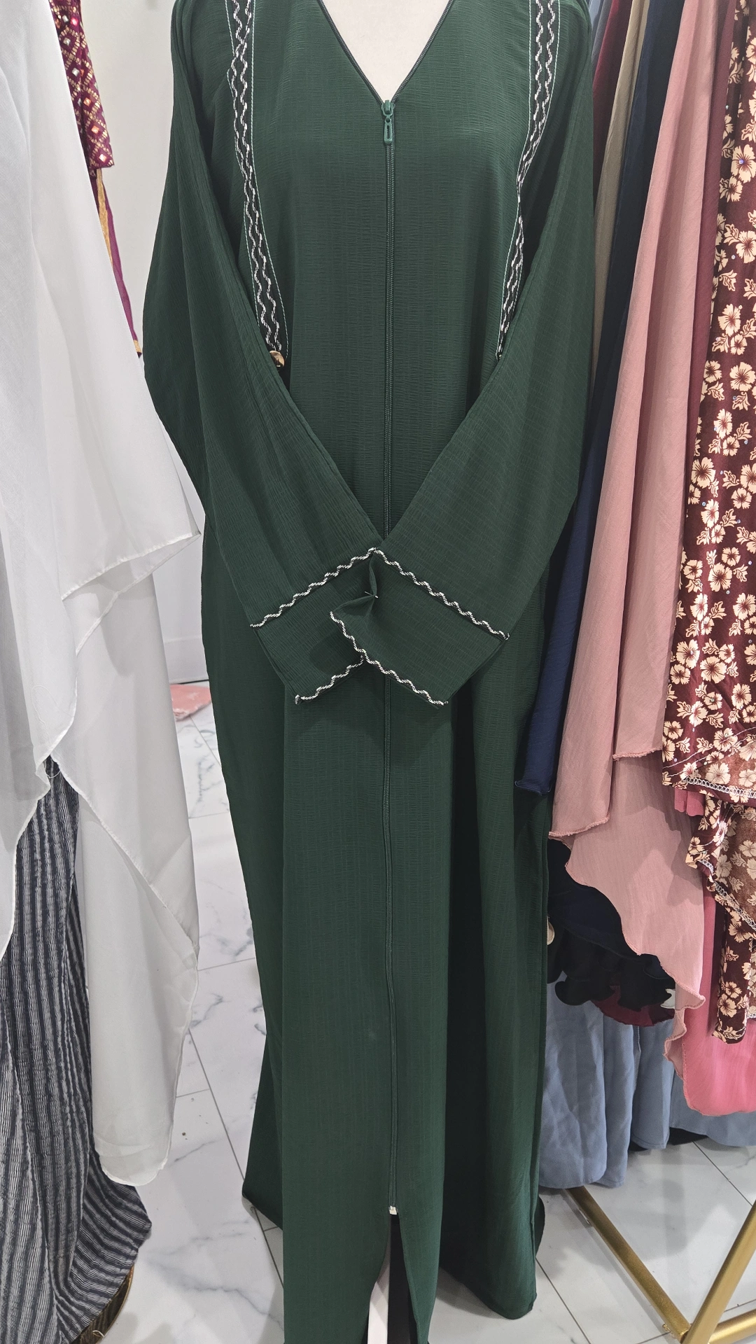 Full Zipper Burka KC820