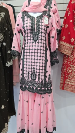 Pink Girls Sharara KC887