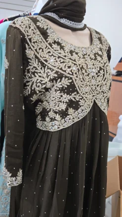 Alternative view of Olive Handwork Dress KC888