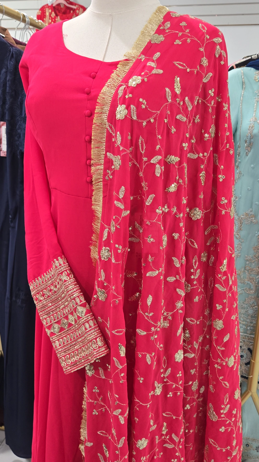 Pink Partywear KC898 - Image 2