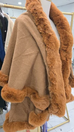 Alternative view of Winter Fur Overcoat KC993