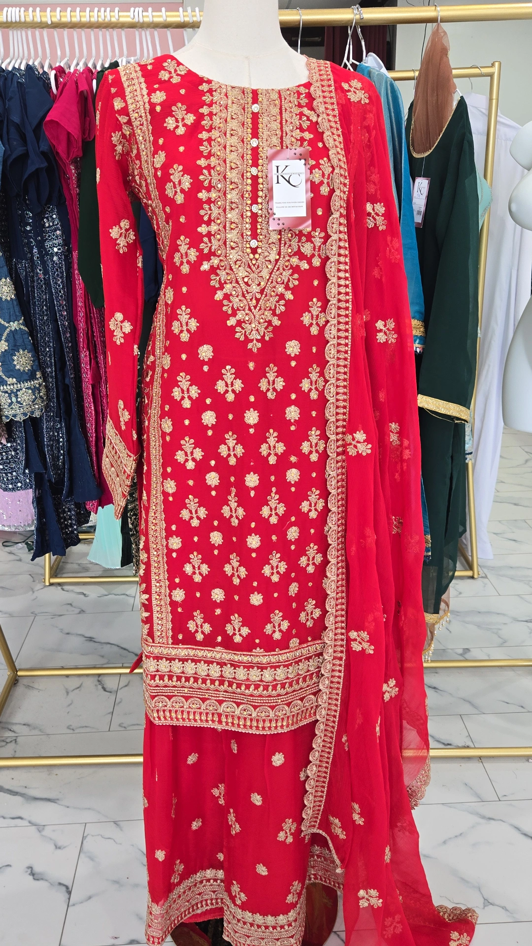Red Sharara KC1051