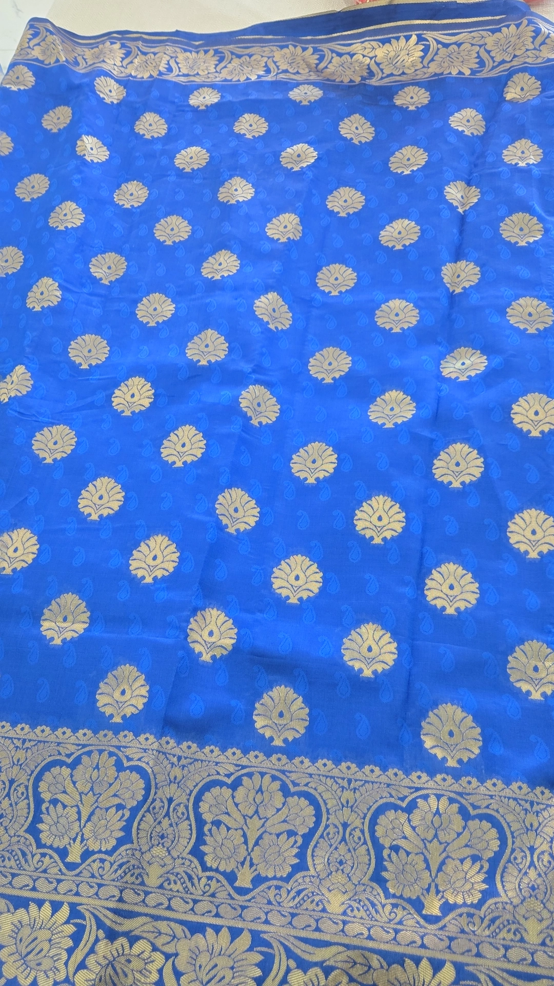 Katan Saree with unready blouse KC1001
