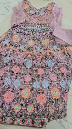 Lavendar Kids Dress KC1008