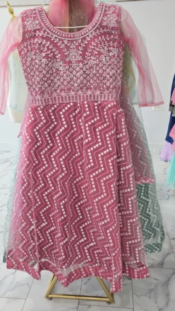 Pink Kids Dress KC1009