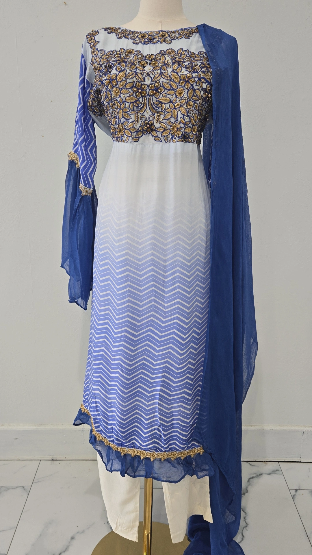 Linen Dress 3PC KC1065