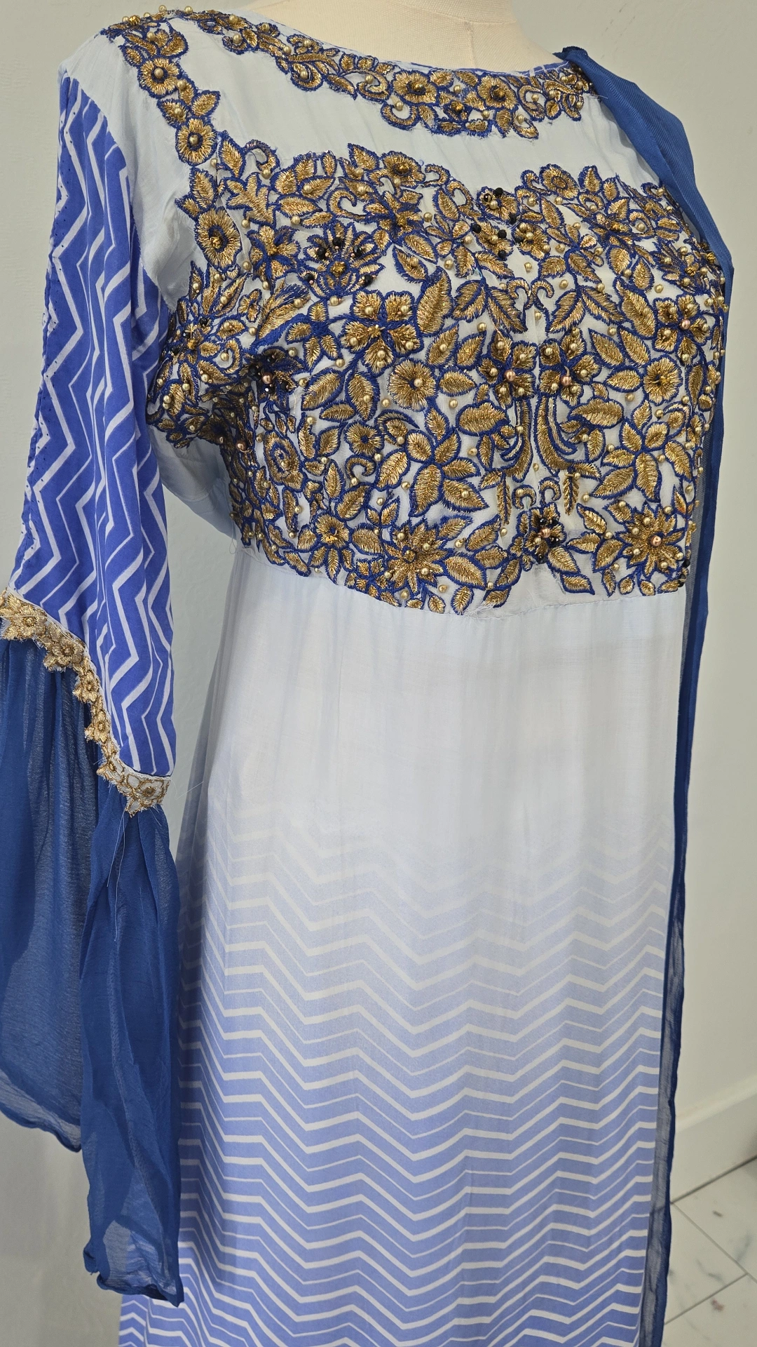 Linen Dress 3PC KC1065 - Image 2