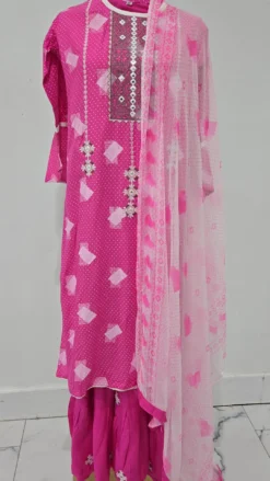 Linen Dress 3PC KC1082