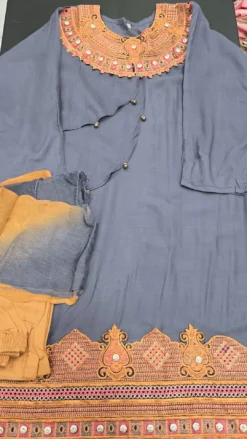 Linen Dress 3PC KC1086