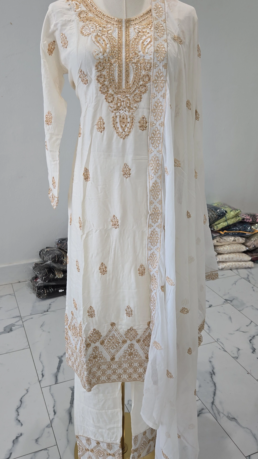 Linen Partywear Dress KC1113