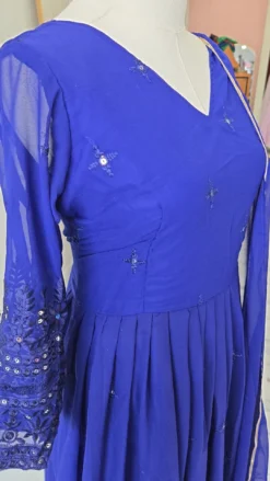 Alternative view of Blue Gown KC1127