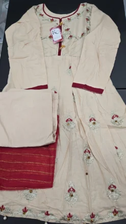 Cotton Dress 3PC KC1202
