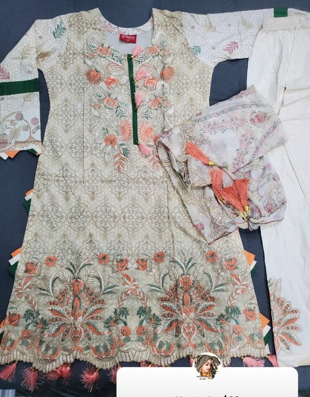 Munira Dress 3PC KC1069